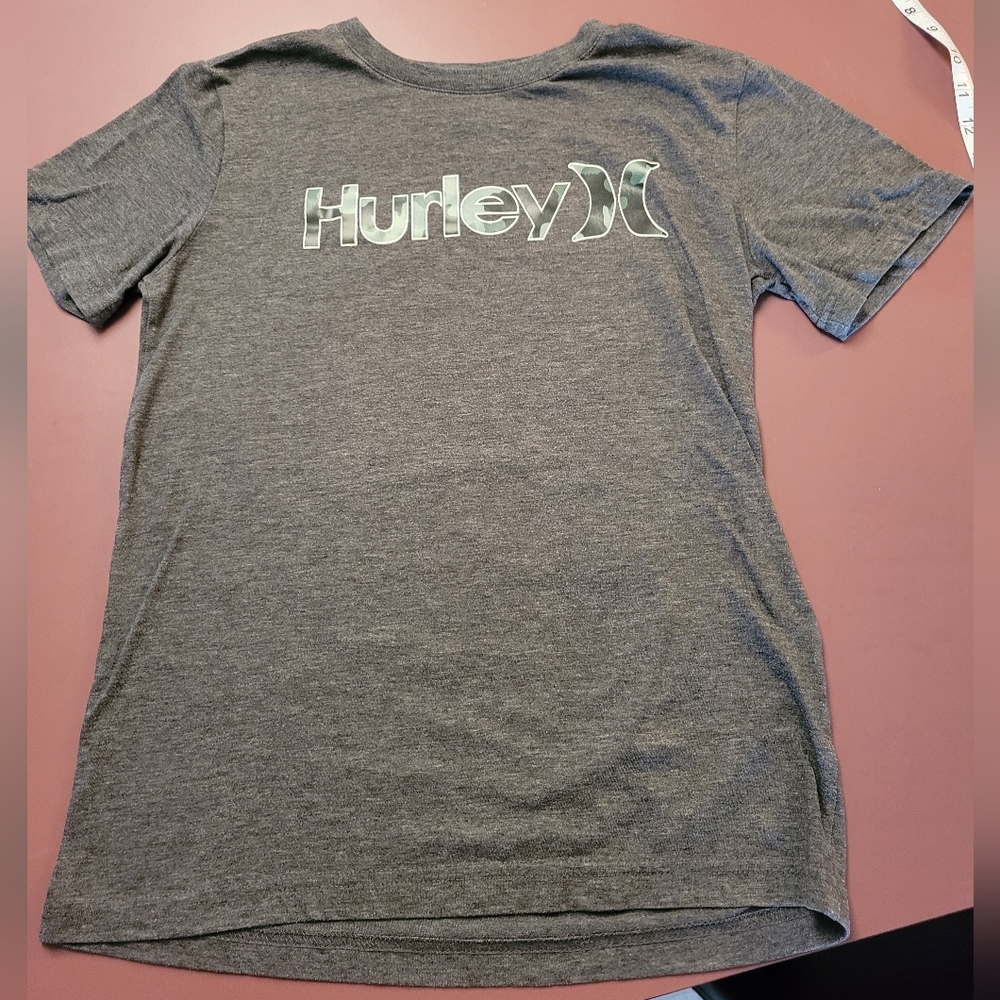 Boys, Gray, size Large, Hurley T-shirt